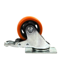 medium plate lockable noiseless grille casters